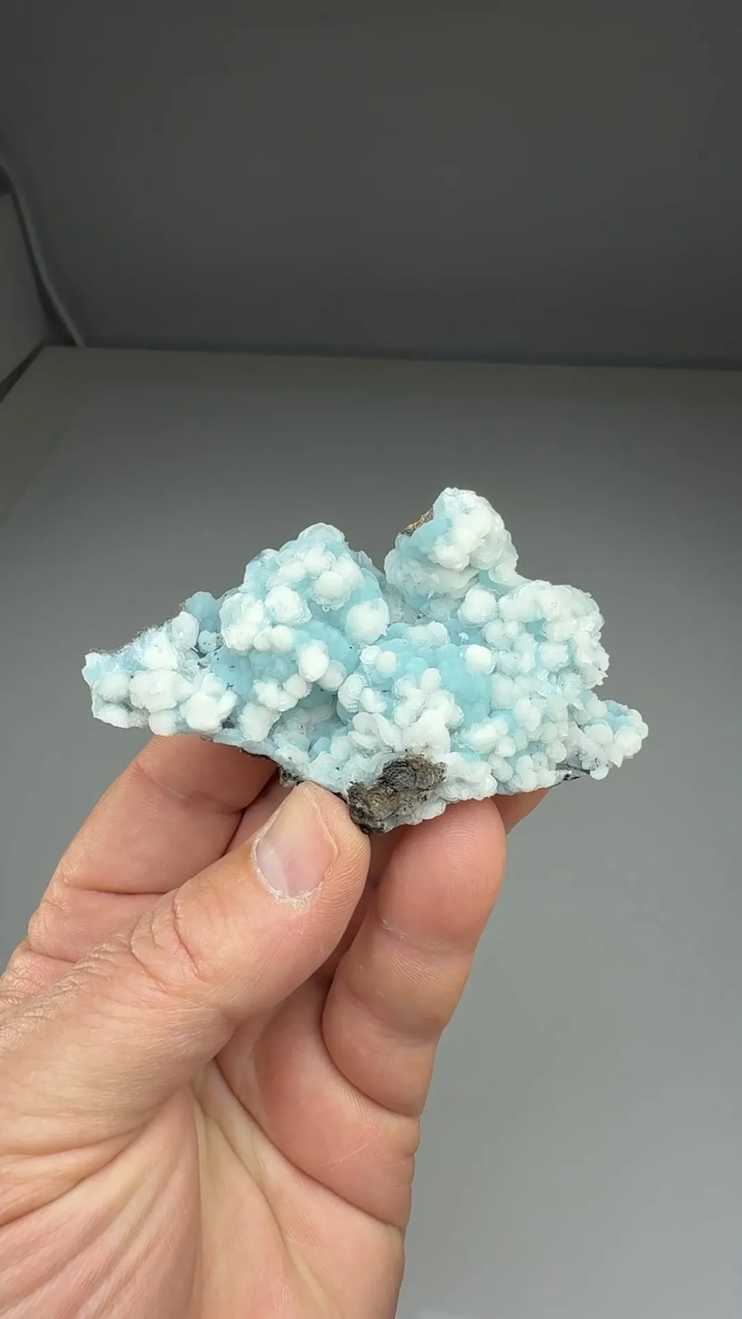 Hemimorphite with Calcite - image 2
