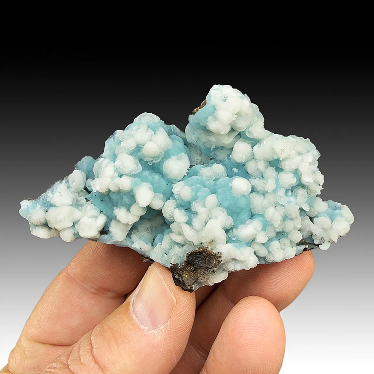 Hemimorphite with Calcite - image 1