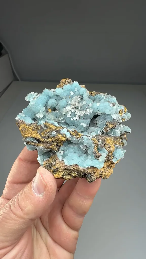 Hemimorphite with Calcite - image 2