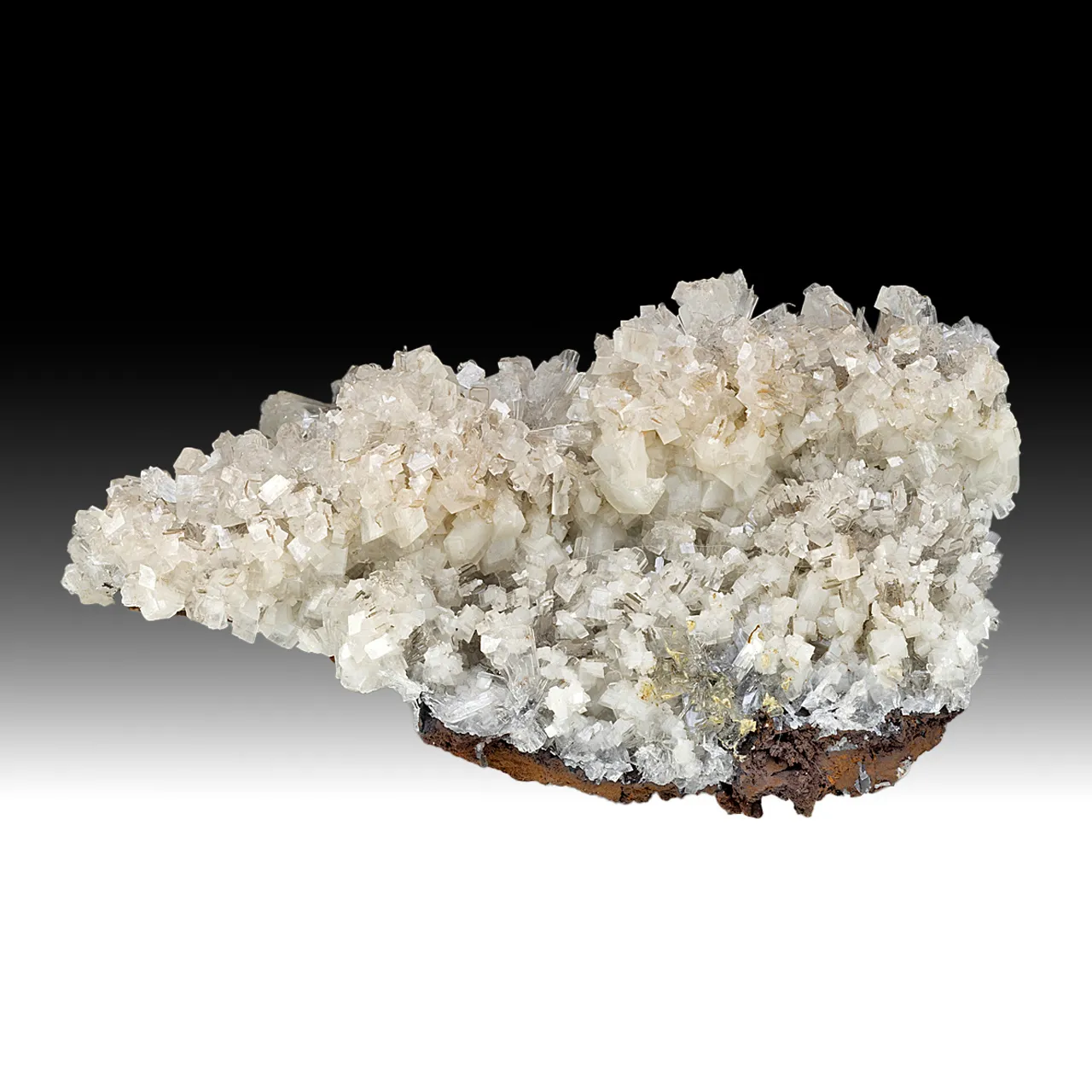 Hemimorphite with Calcite - image 1