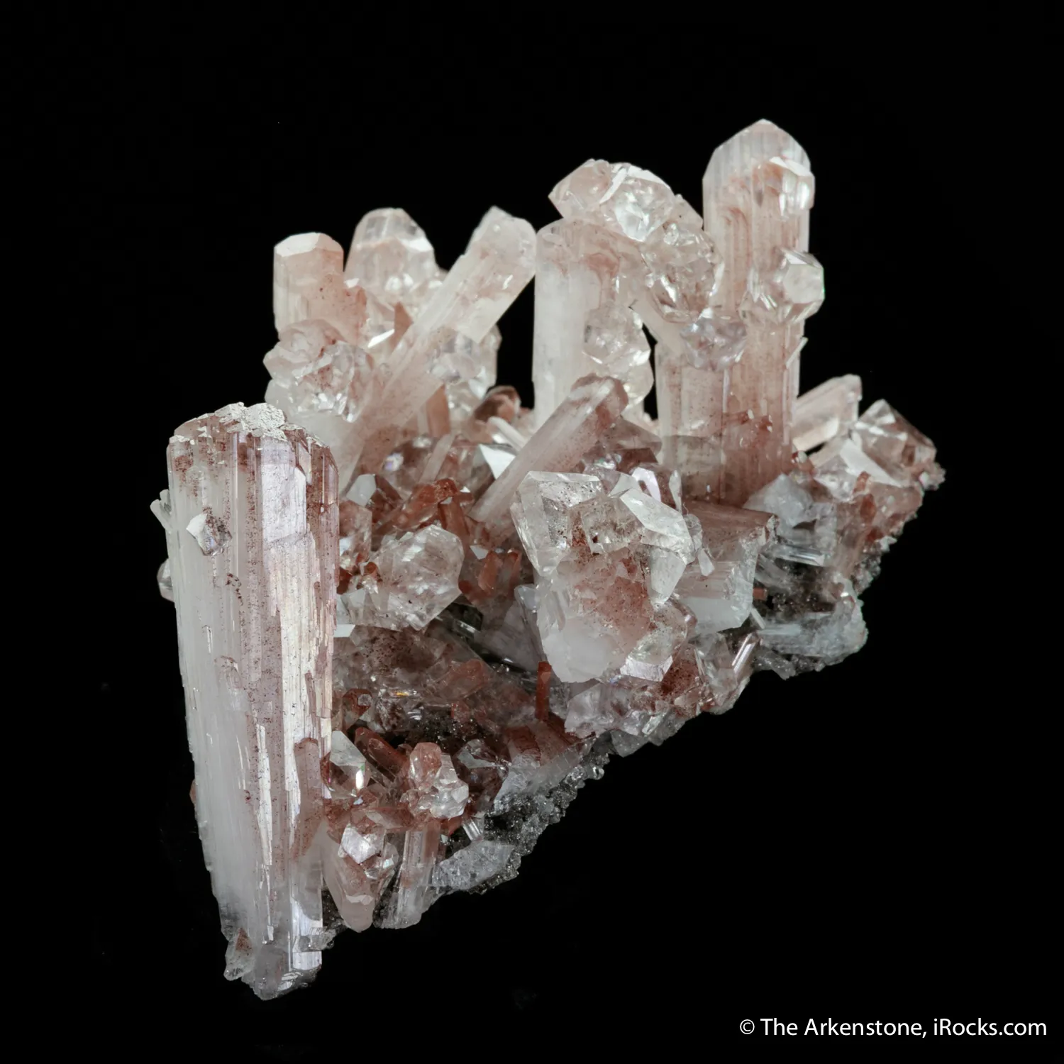 Hemimorphite with Calcite 'gems' - image 1