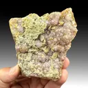 Hemimorphite with Fluorite - image 1