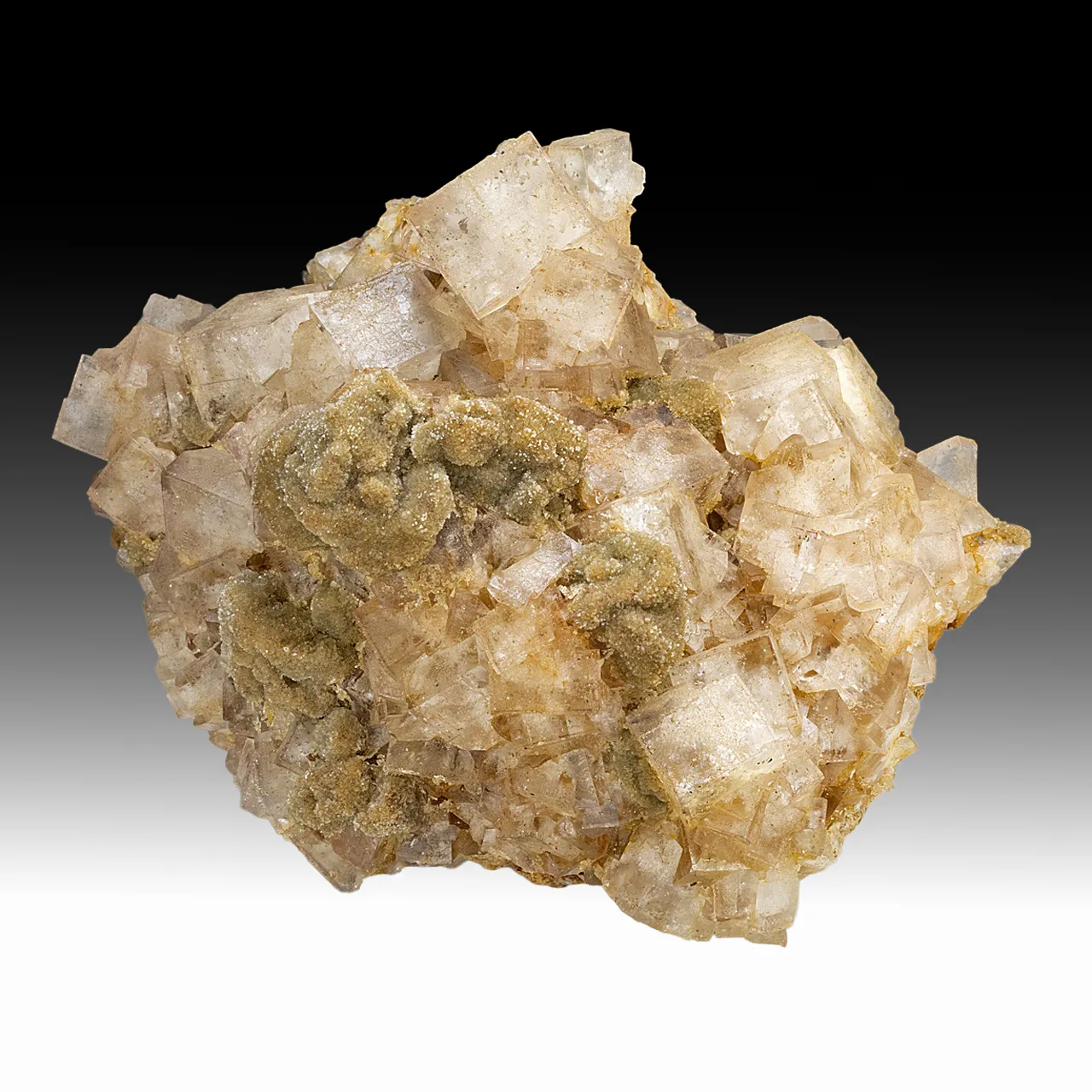 Hemimorphite with Fluorite - image 1
