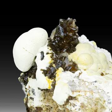 Hemimorphite with Hydrozincite