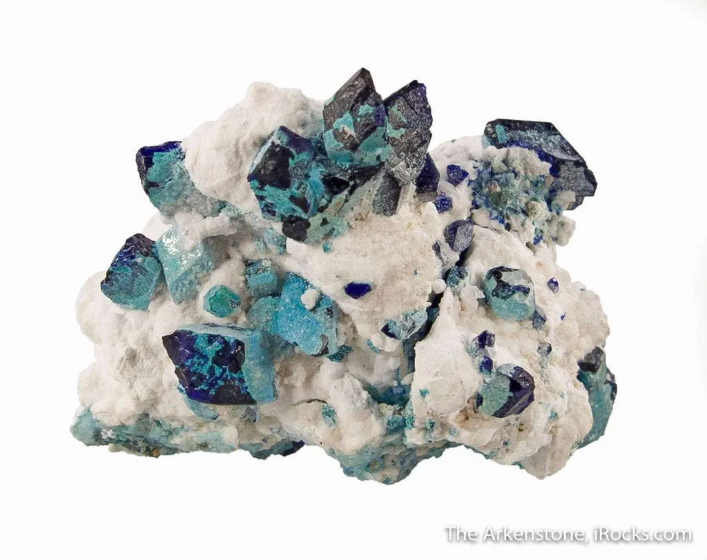 Henmilite with Olshanskyite and Calcite - image 3