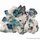 Henmilite with Olshanskyite and Calcite - image 3