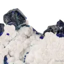 Henmilite with Olshanskyite and Calcite - image 2