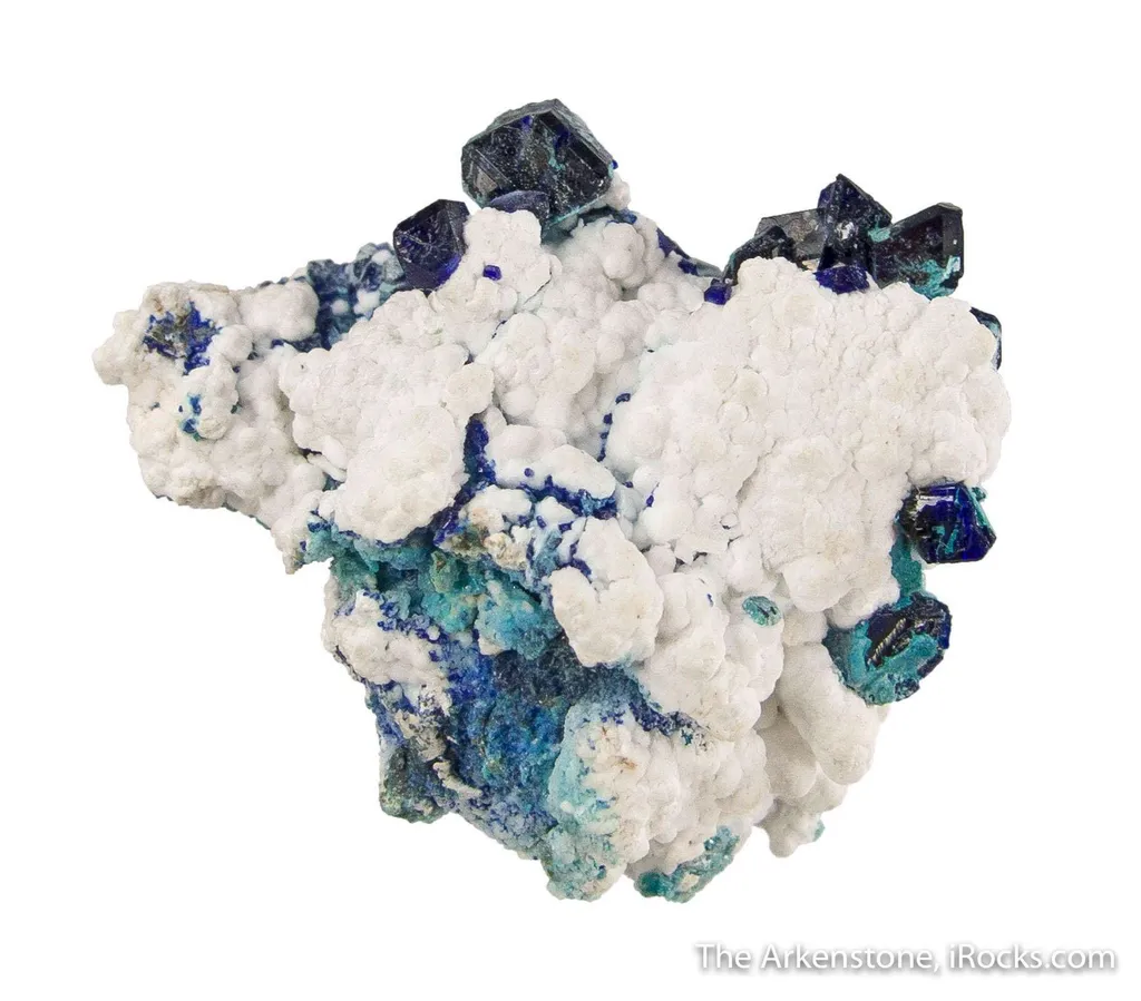 Henmilite with Olshanskyite and Calcite - image 6
