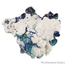 Henmilite with Olshanskyite and Calcite - image 6