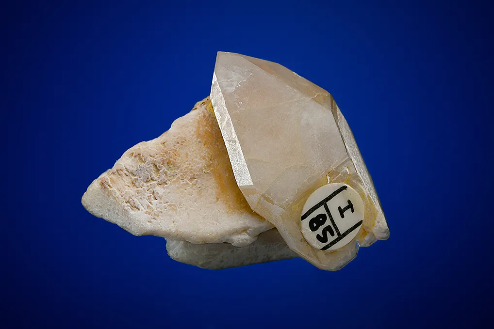 Herderite on Quartz and Microcline - image 2