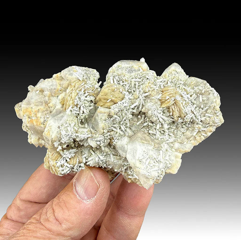 Herderite with Feldspar, Quartz image