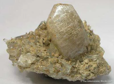 Herderite W/Quartz & Cookeite image