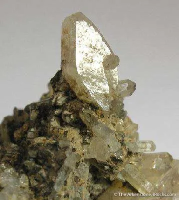 Herderite W/Quartz & Cookeite - image 3