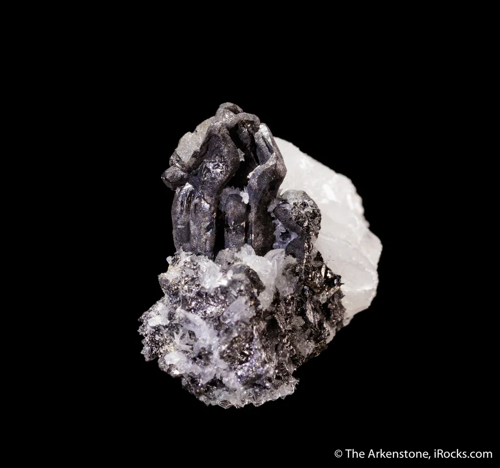 Hessite on Quartz - image 4