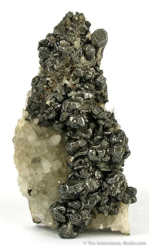 Hessite on Quartz - image 1