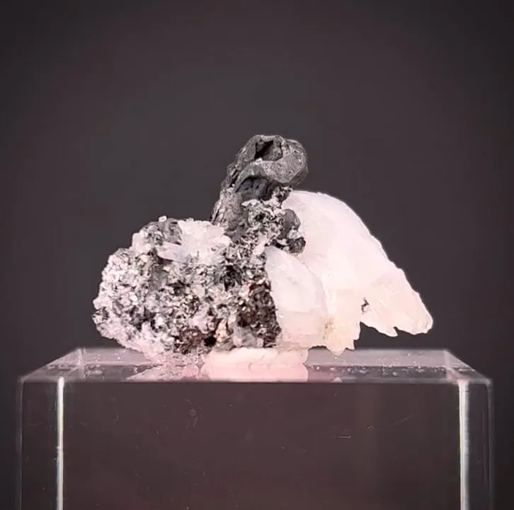 Hessite on Quartz - image 2