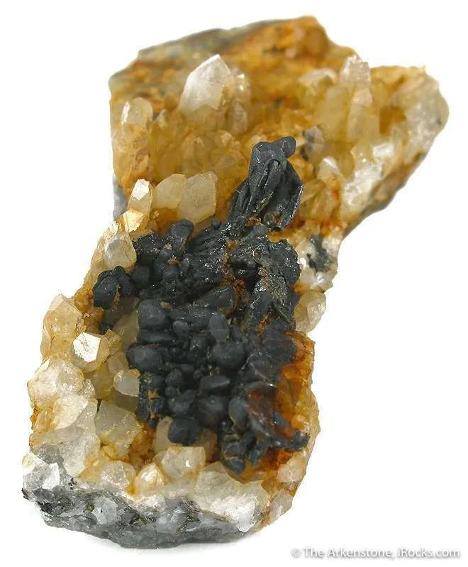 Hessite on Quartz image