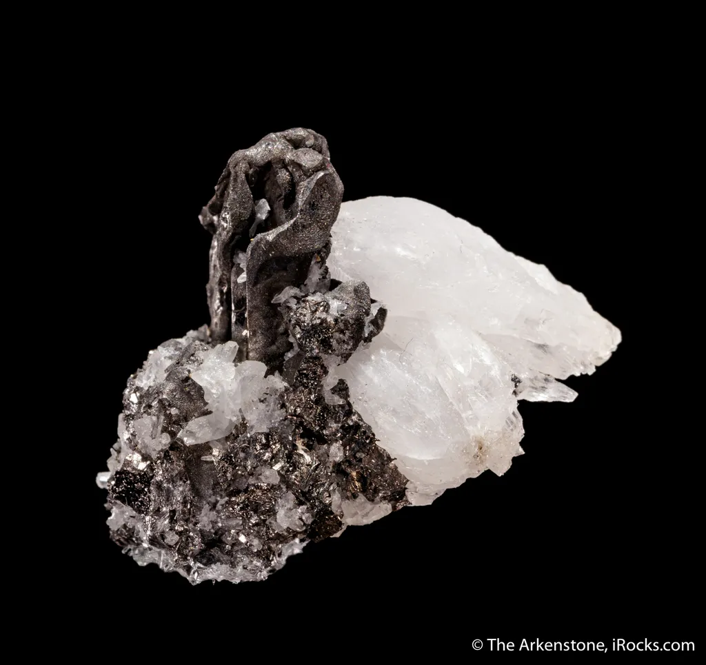 Hessite on Quartz image