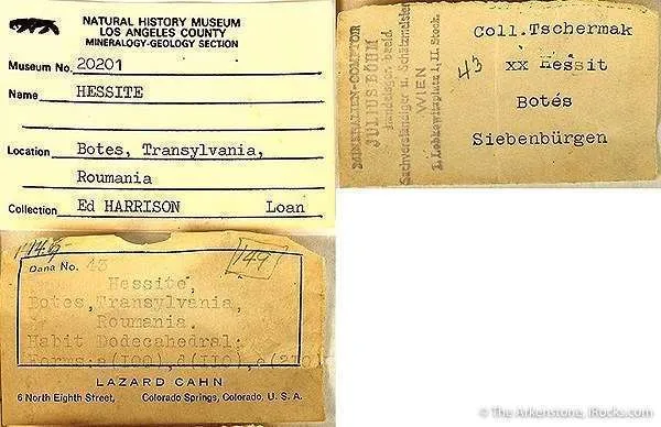 Hessite on Quartz - image 2