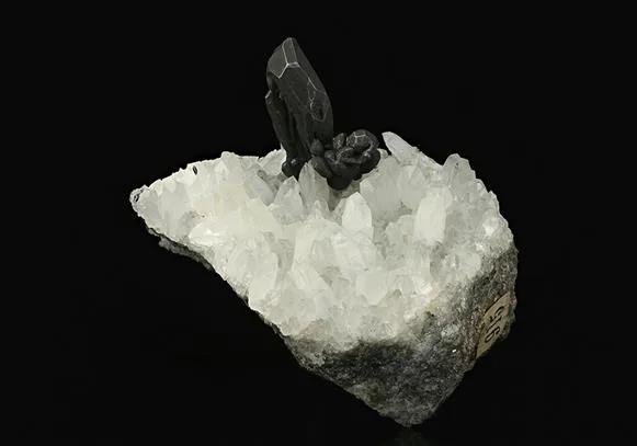 Hessite on Quartz image