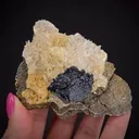 Hessite on Quartz - image 2