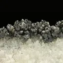 Hessite on Sphalerite and Quartz - image 1