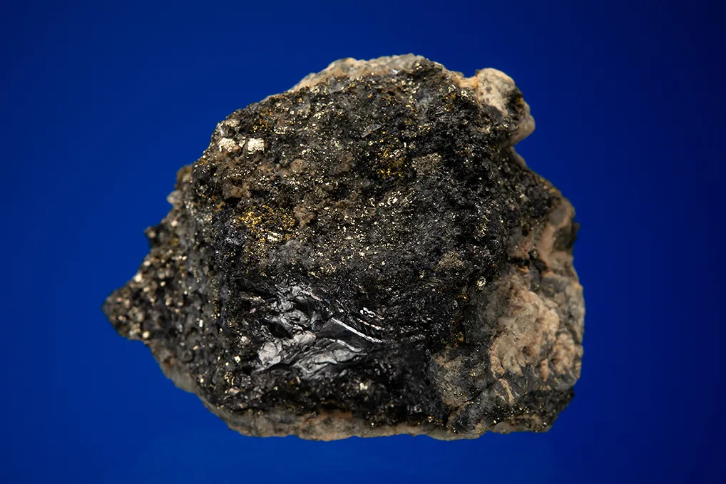 Hessite with PETZITE and Gold image