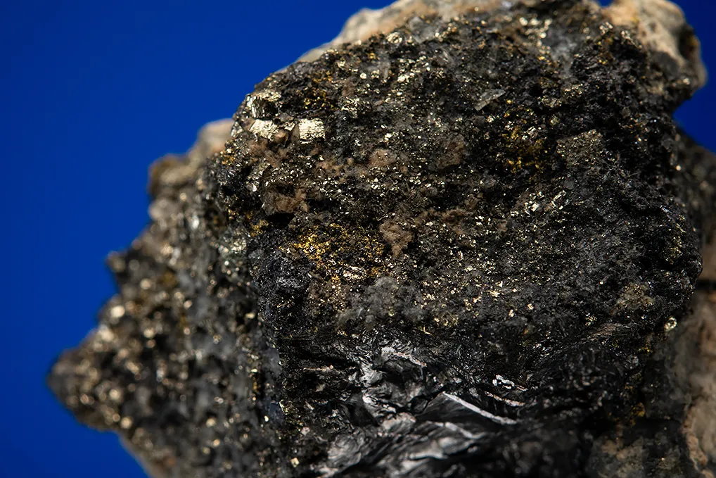 Hessite with PETZITE and Gold - image 2
