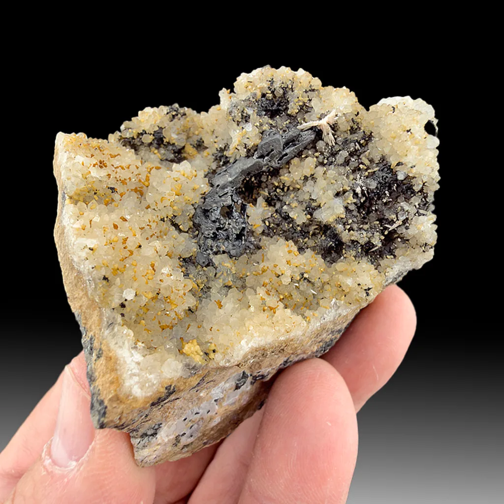 Hessite with Quartz image