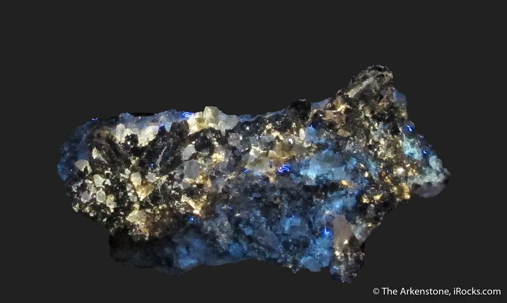 Hessite with Quartz, Sphalerite, and Gold - illustrated - image 7