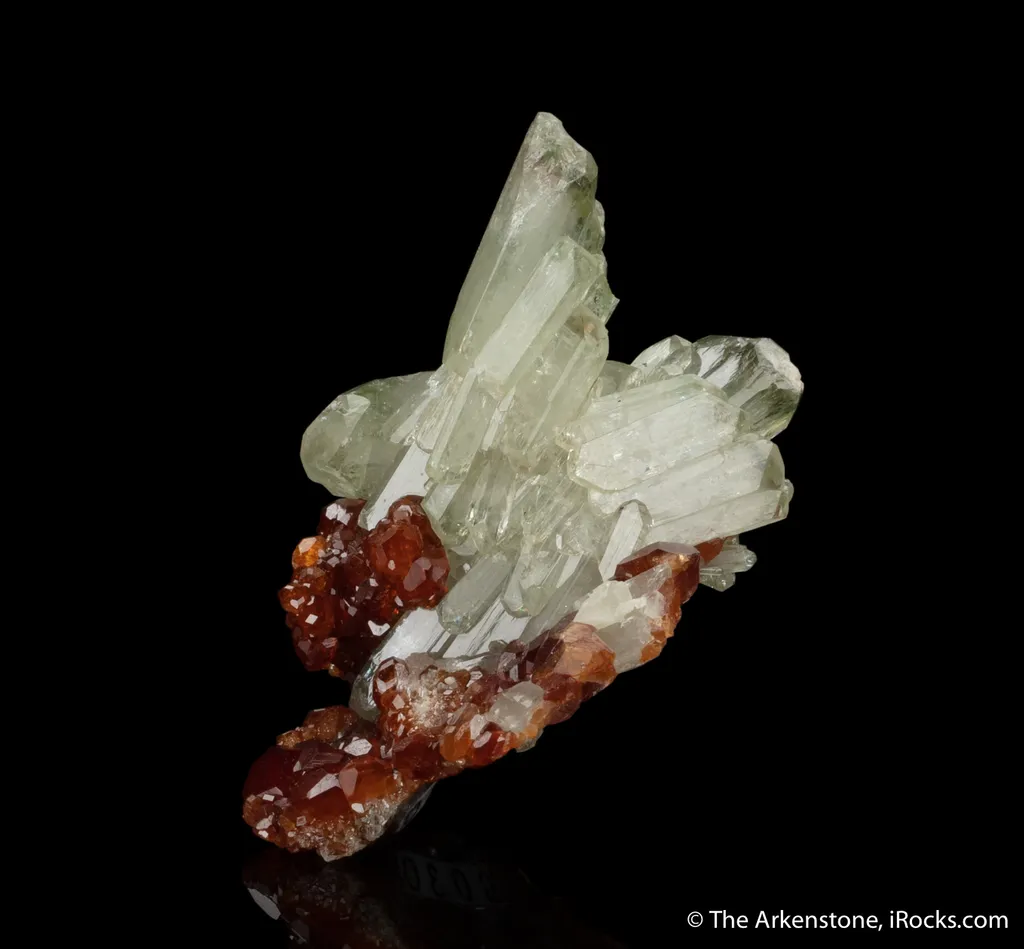 Hessonite and Diopside image