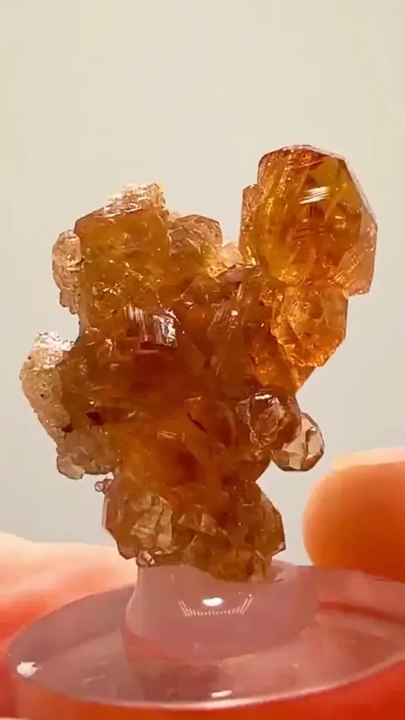 Hessonite Garnet FIRE FROM JEFFREY MINE - image 2