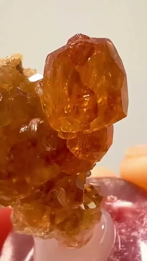 Hessonite Garnet FIRE FROM JEFFREY MINE - image 3