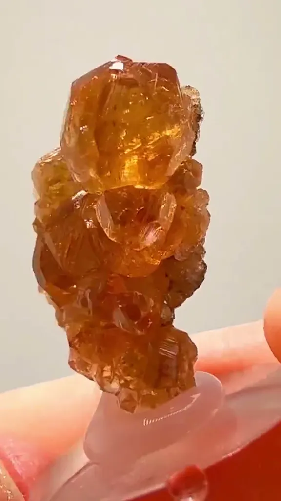 Hessonite Garnet FIRE FROM JEFFREY MINE - image 4