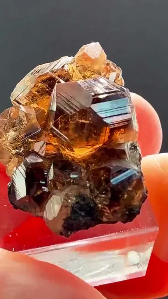 Hessonite Garnet PERFECTION FROM JEFFREY MINE - image 4
