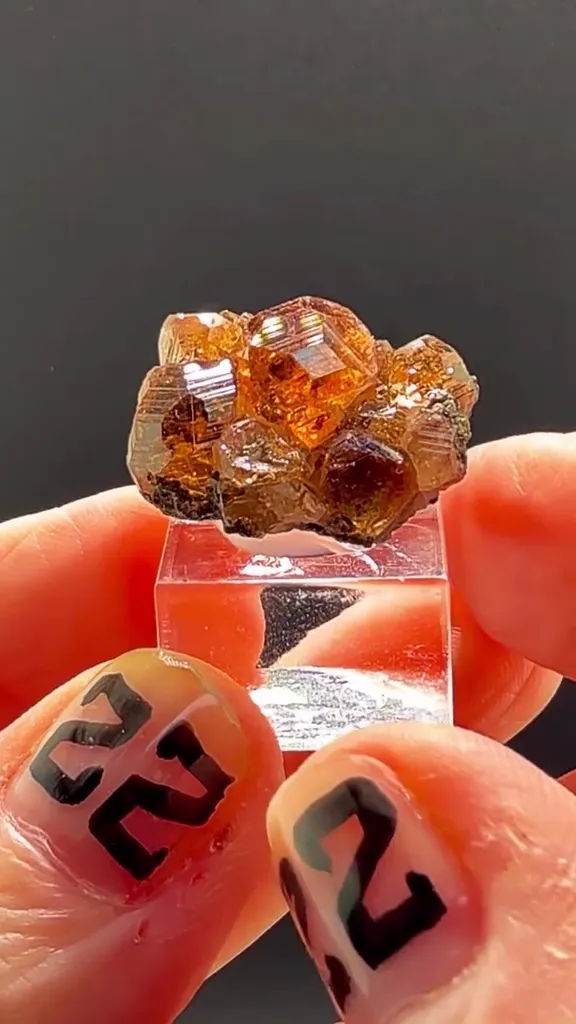 Hessonite Garnet PERFECTION FROM JEFFREY MINE image