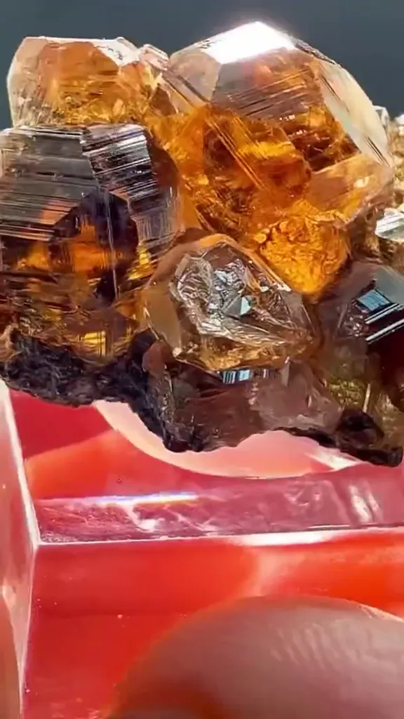 Hessonite Garnet PERFECTION FROM JEFFREY MINE - image 3