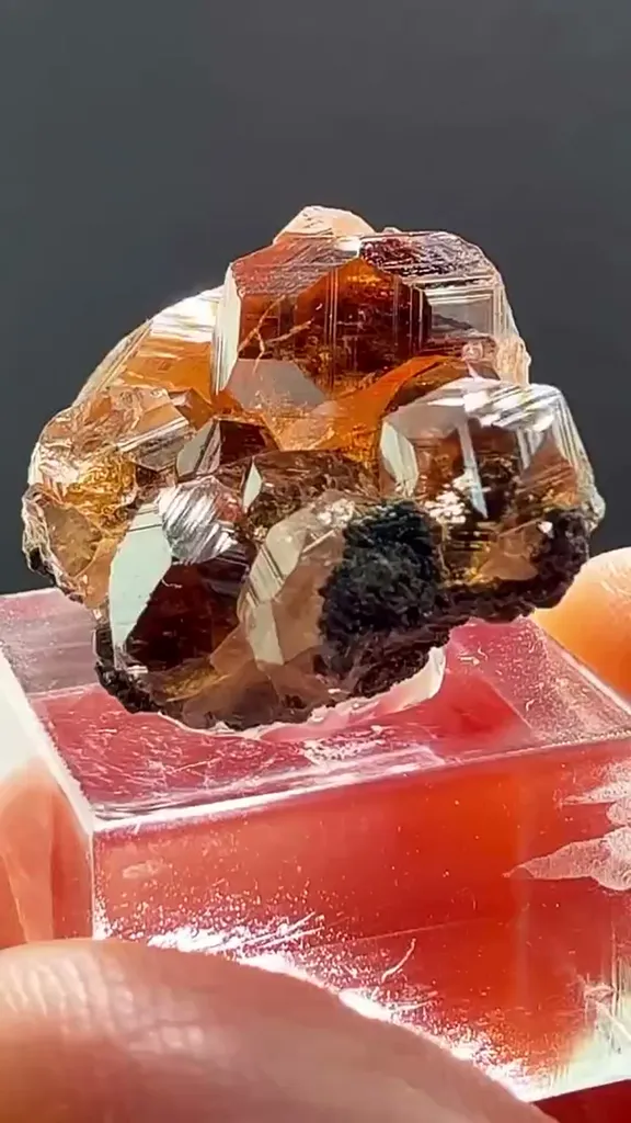 Hessonite Garnet PERFECTION FROM JEFFREY MINE - image 2