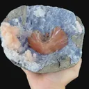 Heulandite and Stilbite on Chalcedony | SELF STANDING | High Quality Mineral | Indian Mineral | Superb Minerals - image 5