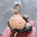 Heulandite Ball with Heulandite coral - image 3