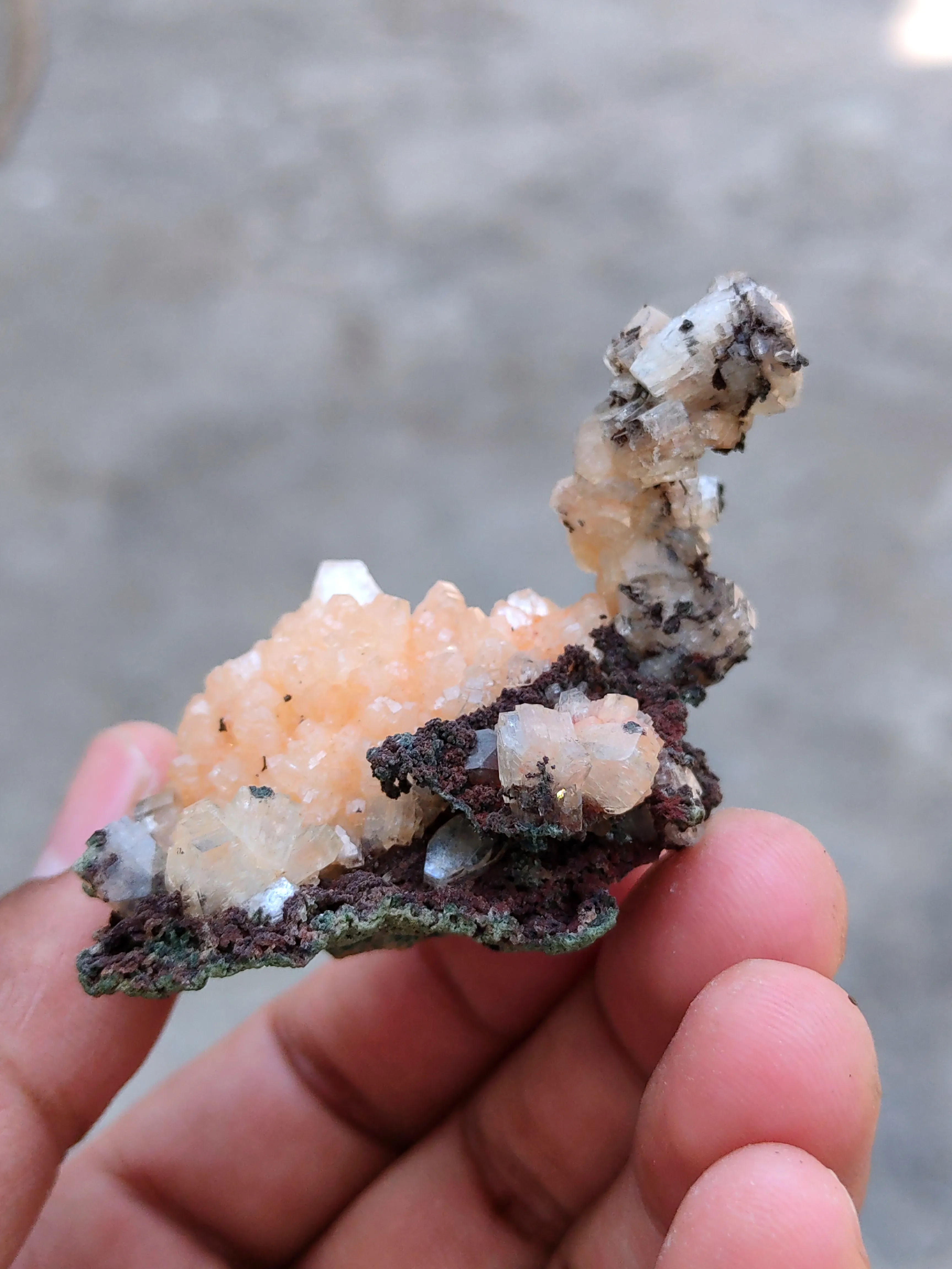 Heulandite Ball with Heulandite coral - image 6
