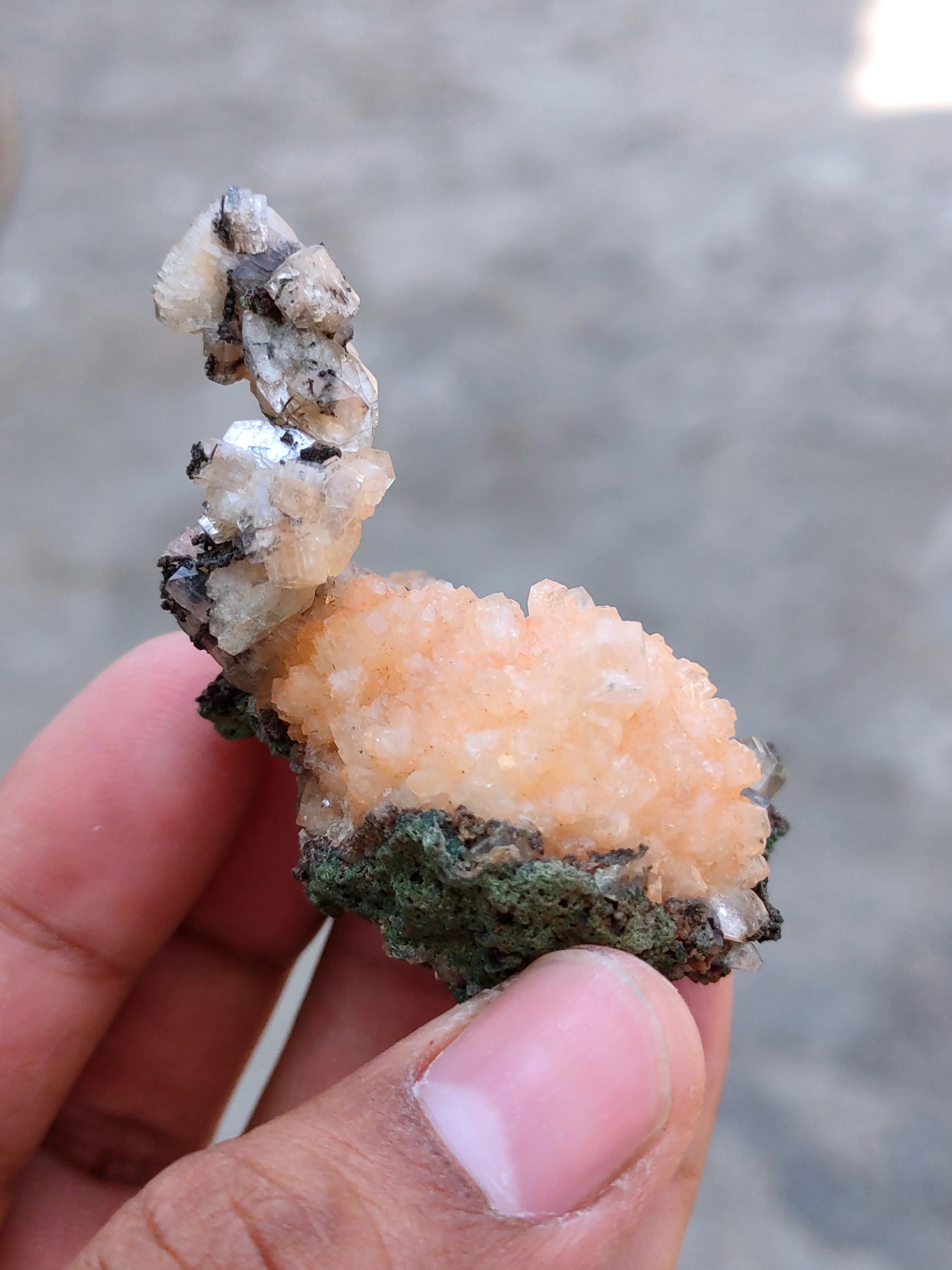 Heulandite Ball with Heulandite coral - image 4