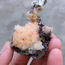 Heulandite Ball with Heulandite coral - image 2