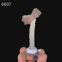 Heulandite Bow on Chalcedony Natural Mineral Specimen - image 6