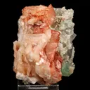 Heulandite Bow with Calcite and Apophyllite Natural Mineral Specimen - image 2