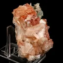 Heulandite Bow with Calcite and Apophyllite Natural Mineral Specimen - image 3