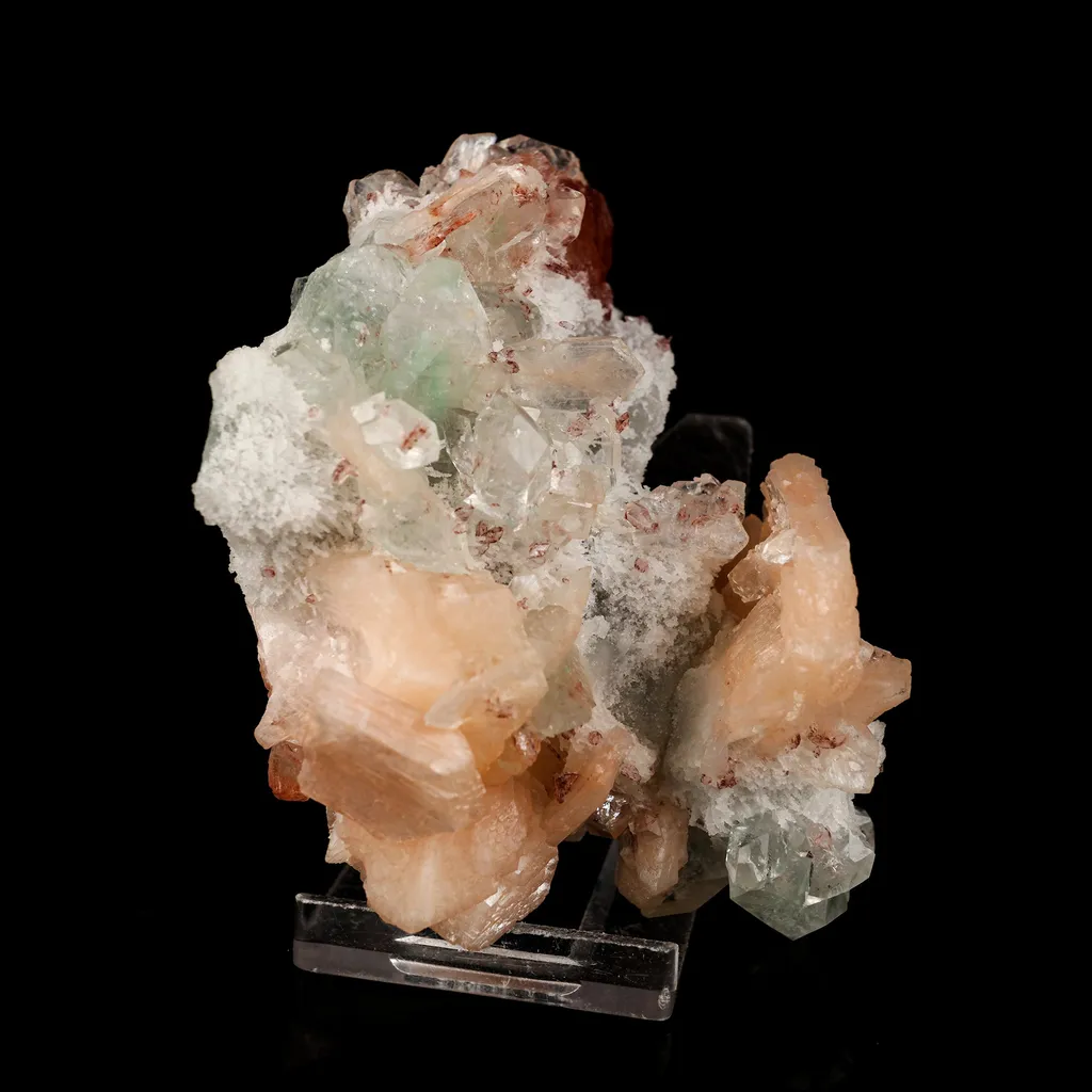 Heulandite Bow with Stilbite Natural Mineral Specimen - image 3