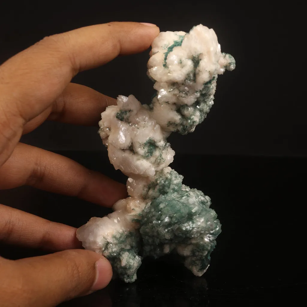 Heulandite Bow with Stilbite Natural Mineral Specimen - image 4