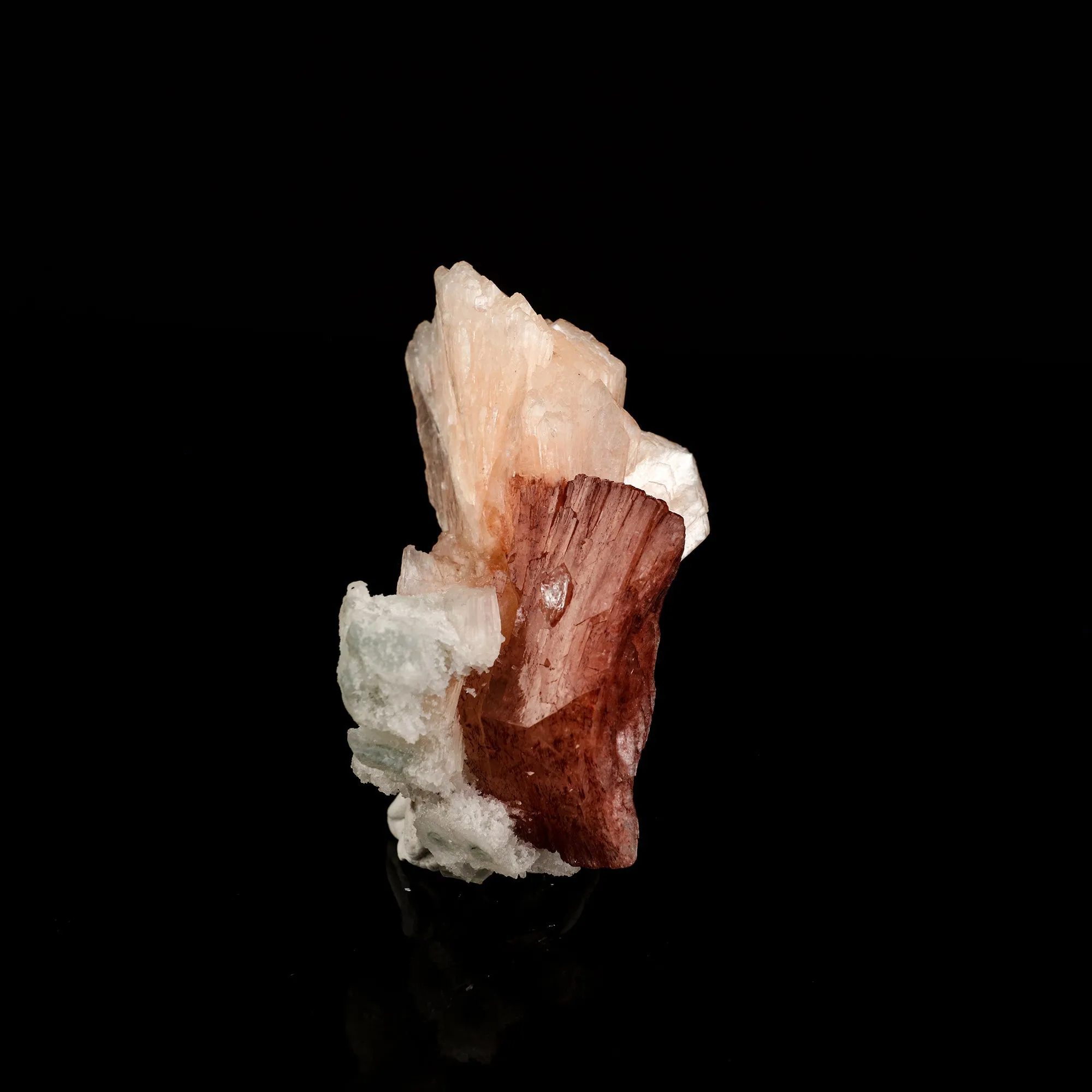 Heulandite Bow with Stilbite Natural Mineral Specimen - image 3