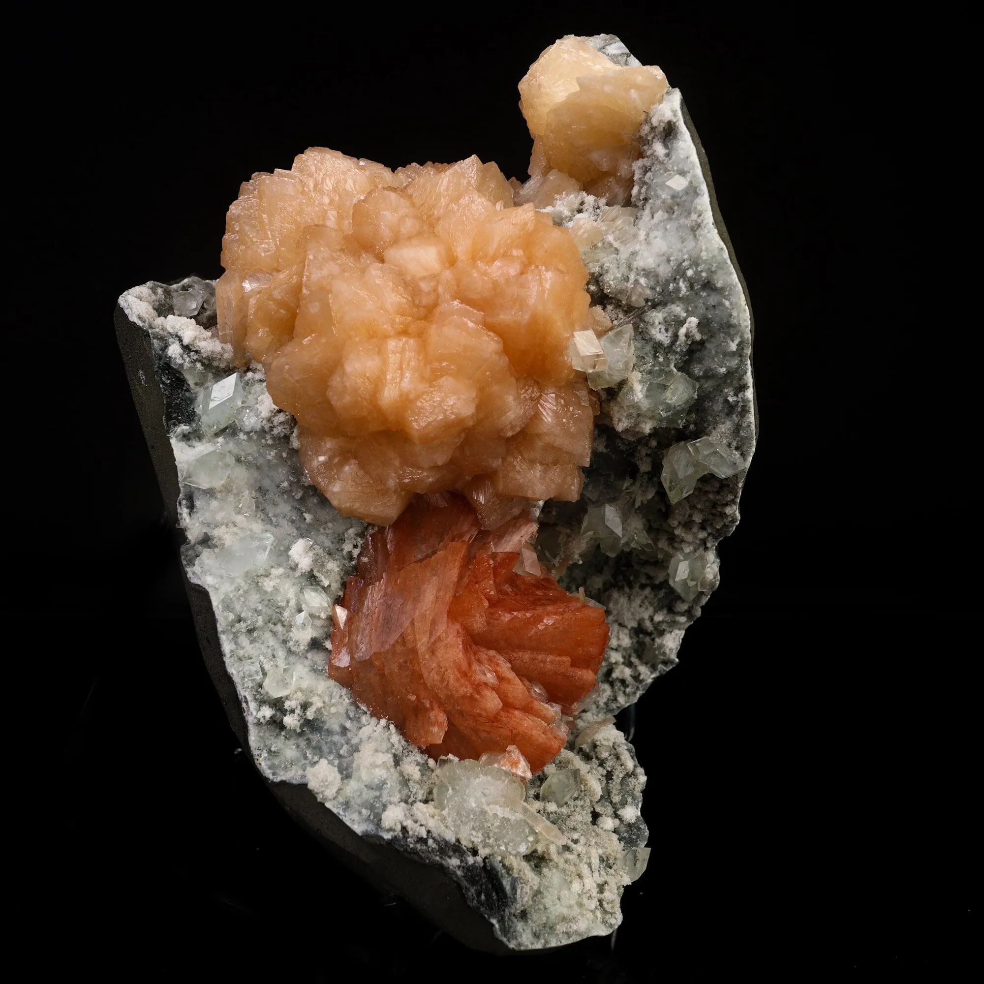 Heulandite Bow with Stilbite Natural Mineral Specimen - image 5